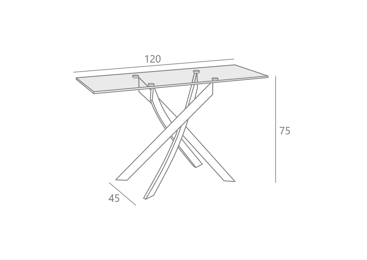 Nyx Chrome Console Table